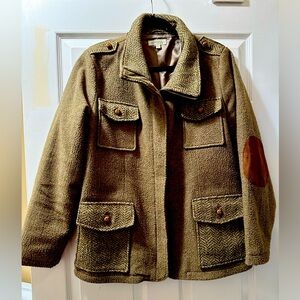 Gorgeous, warm Orvis herringbone jacket